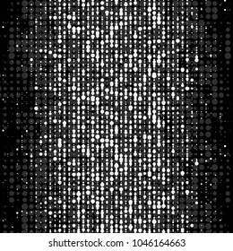 Dotted abstract form. Vector illustration