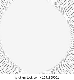 Dotted abstract form. Vector illustration