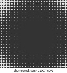 Dotted abstract form. Vector illustration