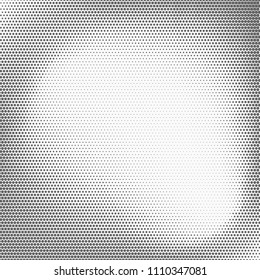 Forma abstracta con puntos. Ilustración del vector