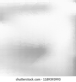 Forma abstracta con puntos. Ilustración del vector