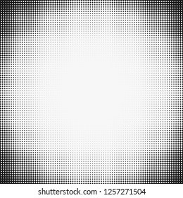 Dotted abstract form. Vector illustration
