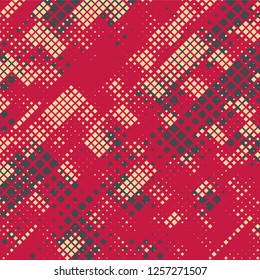 Dotted abstract form. Vector illustration