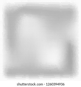 Forma abstracta con puntos. Ilustración del vector