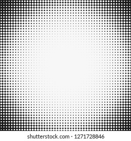 Forma abstracta con puntos. Ilustración del vector