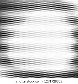 Forma abstracta con puntos. Ilustración del vector