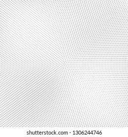 Forma abstracta con puntos. Ilustración del vector