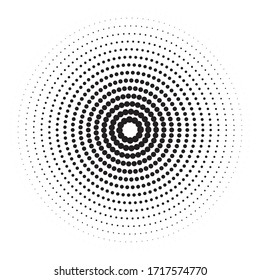 arrière-plan abstrait dégradé à mi-teint - cercles noirs