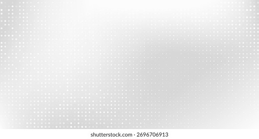 Gepunktete abstrakte silberne Folie Hintergrund mit Metall Spiegel Textur. Chrome Farbverlauf-Oberfläche mit Licht einfach abstrakt moderne Kunst