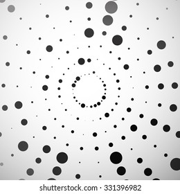 Dotted abstract vector pattern. Dots graphics.