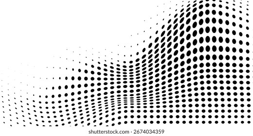 Fondo de semitono degradado blanco y negro abstracto punteado. Con efecto de malla. Simple para el cómic.