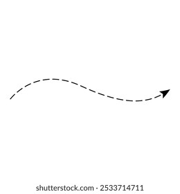 dotted arrow icon illustration design