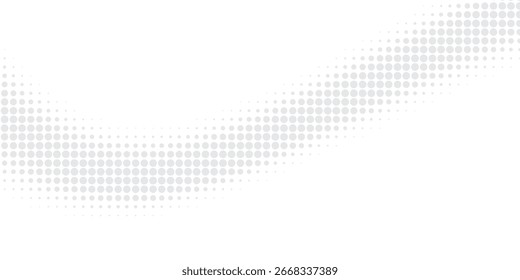 Textura de gradiente de meio-tom da arte pontilhada. Plano de fundo de ponto de polca de fuga. Repetindo pontos padrão de gradação simples moderno