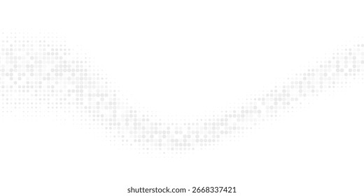 Dotted art halftone gradient texture. Vanishing polka dot background. Repeating dots gradation pattern simple modern abstract