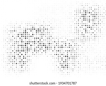 Dotted backdrop with circles, dots, point. Design element for web banners, posters, cards, wallpapers, sites. Vector illustration. Black and white colour