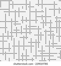 dotted background with black dots on gray background, vector