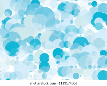 Dotted background with circles, dots, point different size, scale. Bokeh pattern. Design element for web banners, posters, cards, wallpapers, sites, panels. Black and white color Vector illustratio