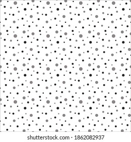 gepunkteter Hintergrund mit grauem und schwarzem Polkadom