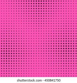 Dotted background in the style of pop art
