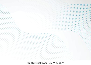 Plantilla de fondo punteado. Premium dots arte de fondo. Plantilla de Vector de semitono. Diseño de fondo abstracto de semitono moderno con un fondo de color blanco. Puntos coloridos