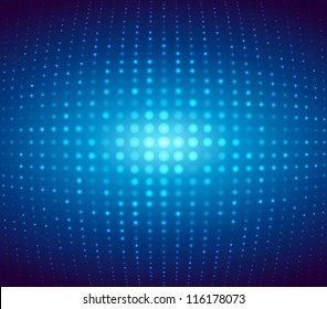 Dotted background. Vector Illustration.