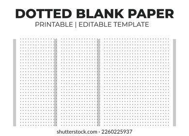 Dotted Blank Paper Kdp Interior