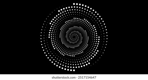  quadro de gradiente azul pontilhado. Vetor isolado pontilhado círculo moderno pontos círculo