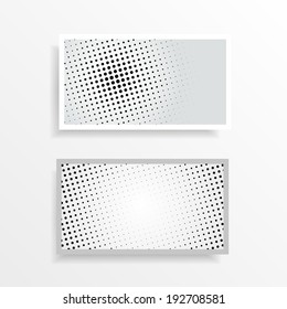 Dotted business cards