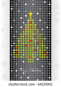 Dotted christmas card