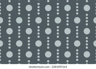 Dotted circle pattern vector background. Blue polka dot pattern vector design.