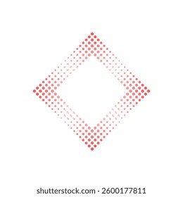 Dotted and circle pattern vector design in white background