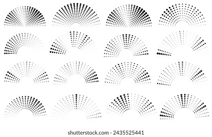 Dotted Circles Unleashed Vector Halftone Effects Elevate Graphic Design to a New Level.
