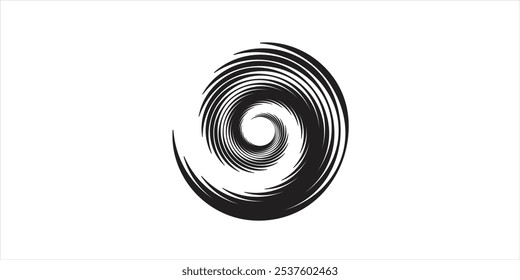 Dotted circular logo. circular concentric dots isolated on the white background. Halftone fabric design.Halftone circle dots texture