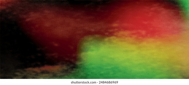 Dotted color gradient, rough sound of halftones. Dotted watercolor painting, dotted pattern. Colorful rainbow texture.eps 10