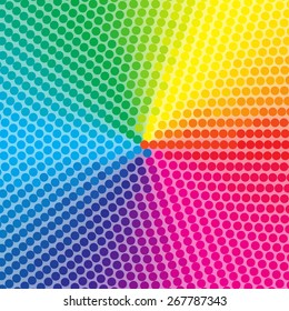 dotted colorful background vector
