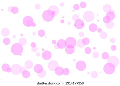 Dotted confetti on white background