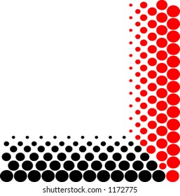 Dotted corner (colors are free to change)