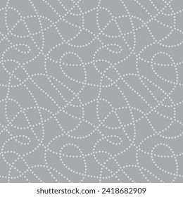 archivo textil abstracto de línea de curva con puntos