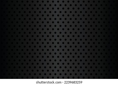 Dotted Dark Black Background Vectorart