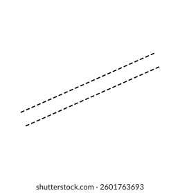 Dotted and dashed line dividers collection vector. Horizontal dashed line. Dash stripe.  different types of dashed lines. black dashed line set collection isolated on white background. Eps file 4.