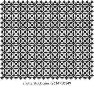 Dotted, dashed lines seamless pattern. Black and white vector hatching texture. Spirals seamless doodle pattern. Circular and swirl shapes with short lines and dashes. Brush drawn random strokes.