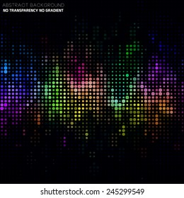 Dotted digital map illustration, mosaic background