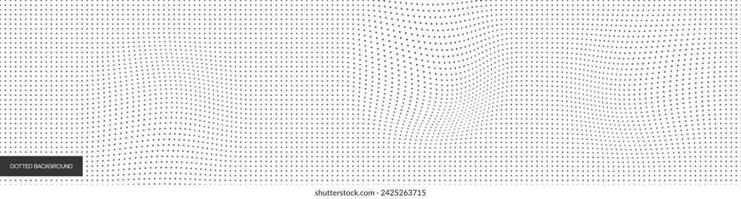 Dotted dunamic background. Polka dots template illustration.