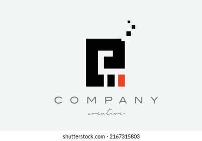 Dotted E alphabet letter logo icon. Dots template design for company or business