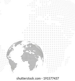 Dotted Earth background