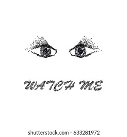 dotted eyes icon