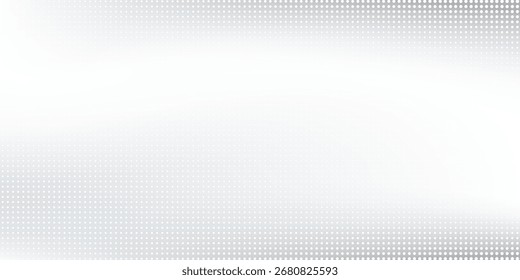 Dotted foil background with metal mirror texture. Chrome gradient surface with light gloss modern abstract simple