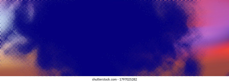 Dotted gradient, fading dot effect. Colored background, vector design, EPS10