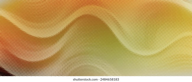 Dotted gradient halftone background. Horizontal seamless dotted pattern in pop art style. Abstract modern stylish texture. Fade gradient black and white half tone background. Vector illustration.