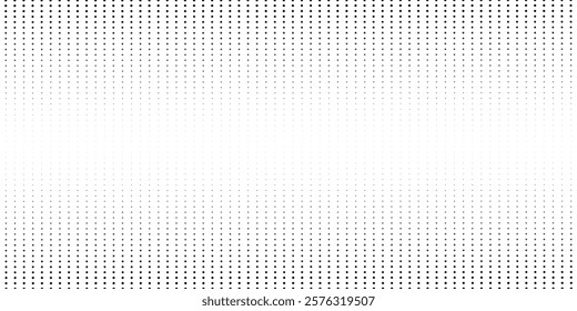 Dotted gradient halftone background. Horizontal seamless dots pattern in pop art style. Abstract modern stylish texture. eps 10